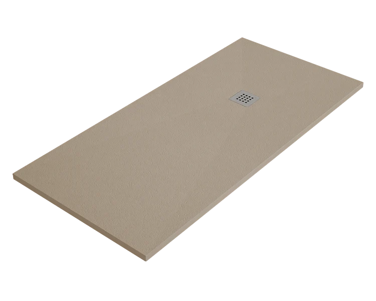 Piatto doccia ARDESIA 80x200 cm Cuoio griglia in acciaio