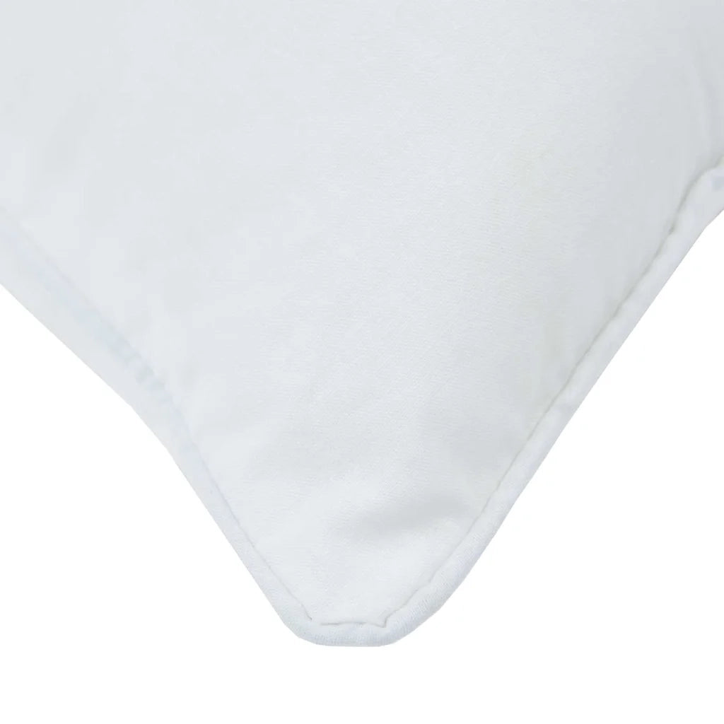 Cuscino 2 pcs Bianco 75 x 50 x 20 cm Cotone e Poliestere 42007806