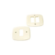 Trade Shop - Placche In Abs Autoportanti Per Scatola Tonda Autoportante Diametro 60 / 80 - Nero -1 Foro     -