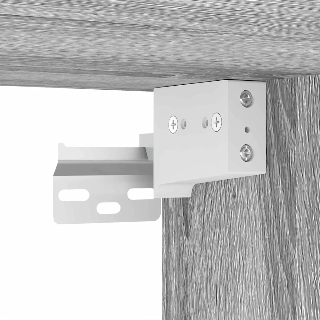 Mobiletto per specchio da bagno Grigio Sonoma 60 x 20 x 60 cm 888783