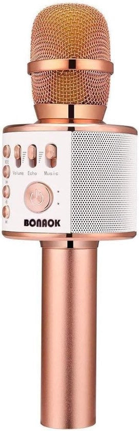 Microfono Karaoke Bluetooth Senza Fili per Bambini - Ideale per Feste e Podcast