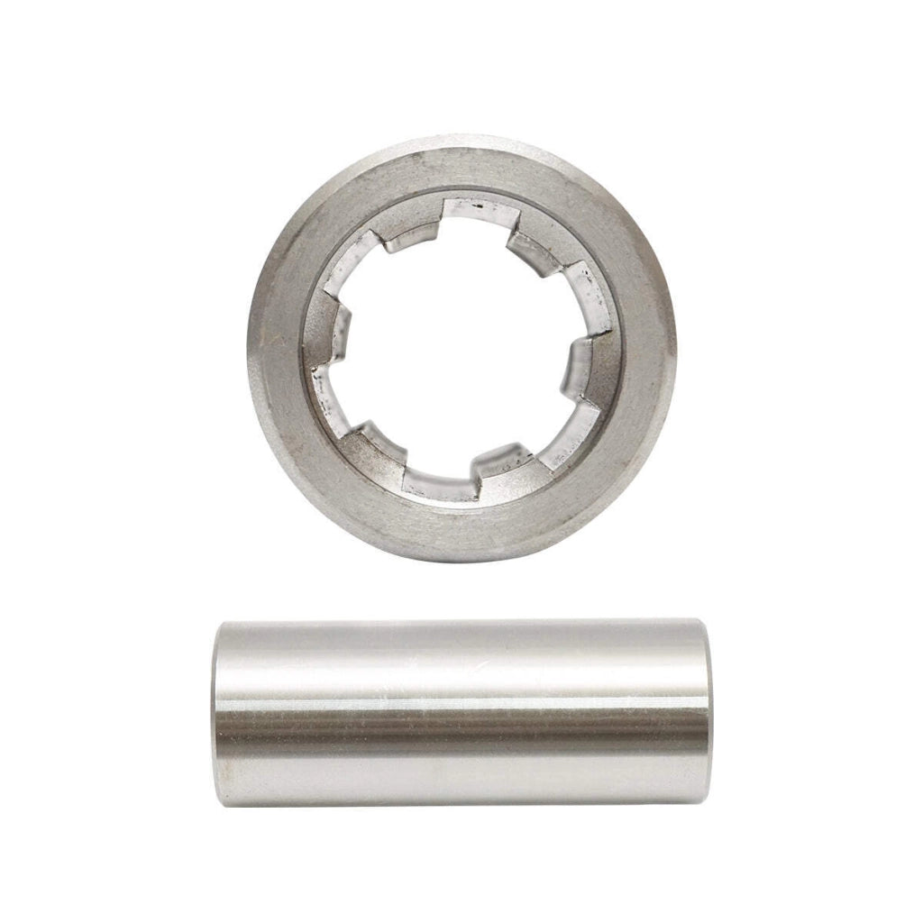 Boccola, asse scanalato interno per cardano Z=6, L=13 cm, 1 3/8.