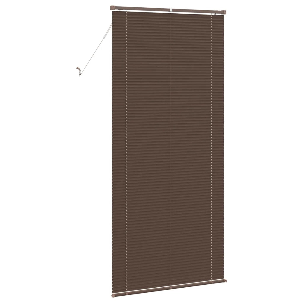 Tenda Veneziana Marrone Scuro con Motivo 213 x 80 cm PVC 42003801