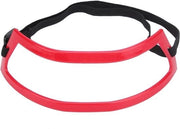Linea per il collo per uomo - Guida per la linea del collo - Rosso - Guida per la forma del collo - Attrezzatura - Kit di autotrimming per uomo - Guida per la linea del collo per il taglio del pelo del collo.
