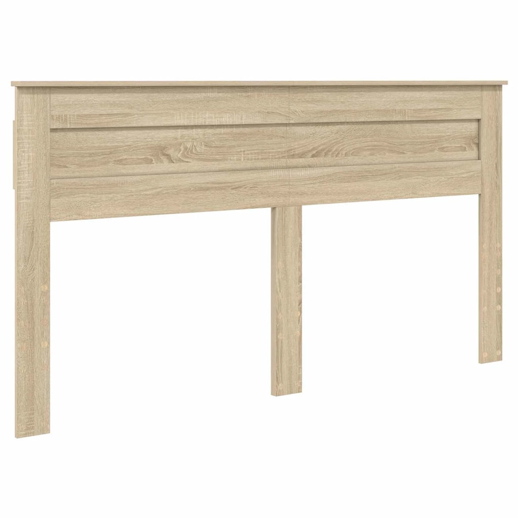 Letto matrimoniale | Letto per adulti | Letto con Contenitore con testiera Rovere Sonoma 180 x 200 cm