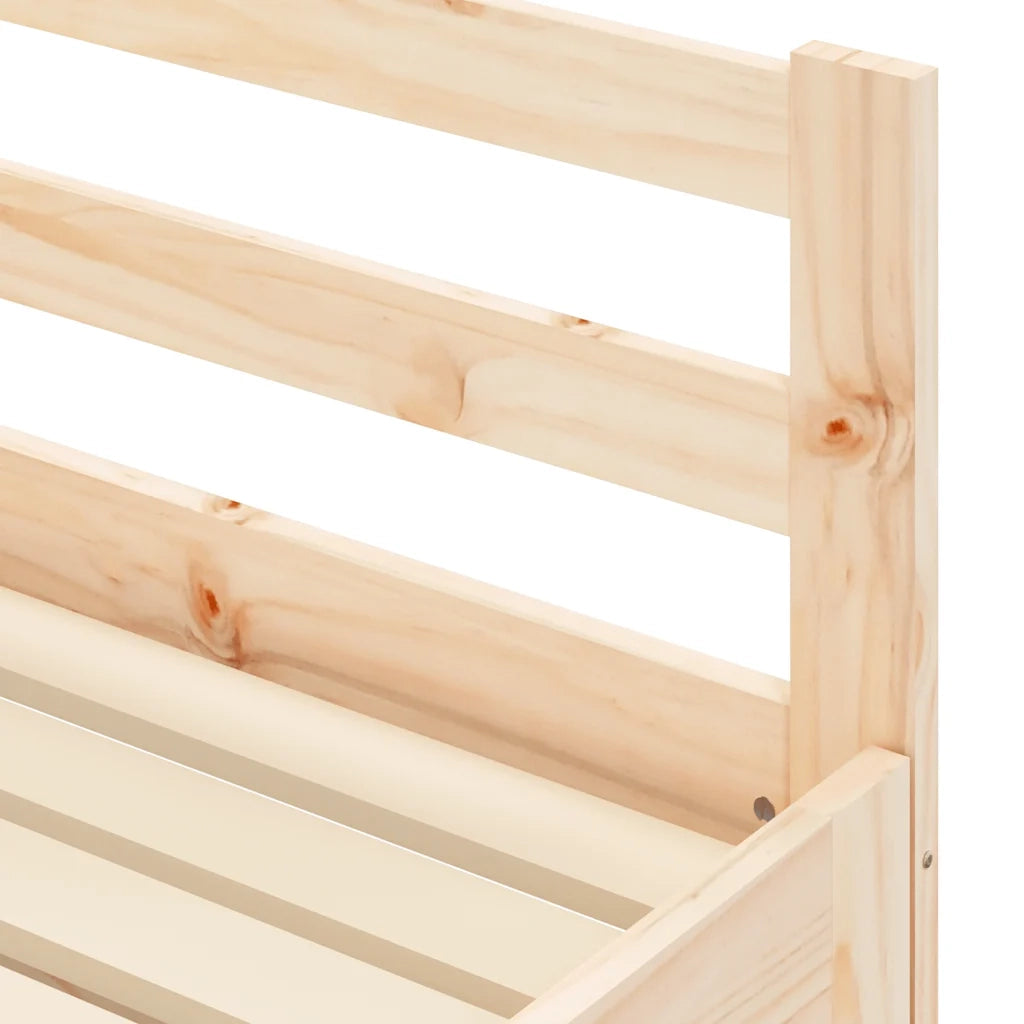Divano Letto con Letto Estraibile-Sofa Letto-Daybed 90x200cm Legno Massello Pino 481346