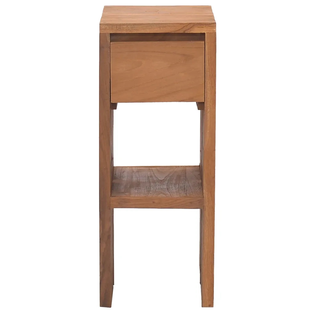 Comodino 20x35x50 cm in Legno Massello di Teak 326122
