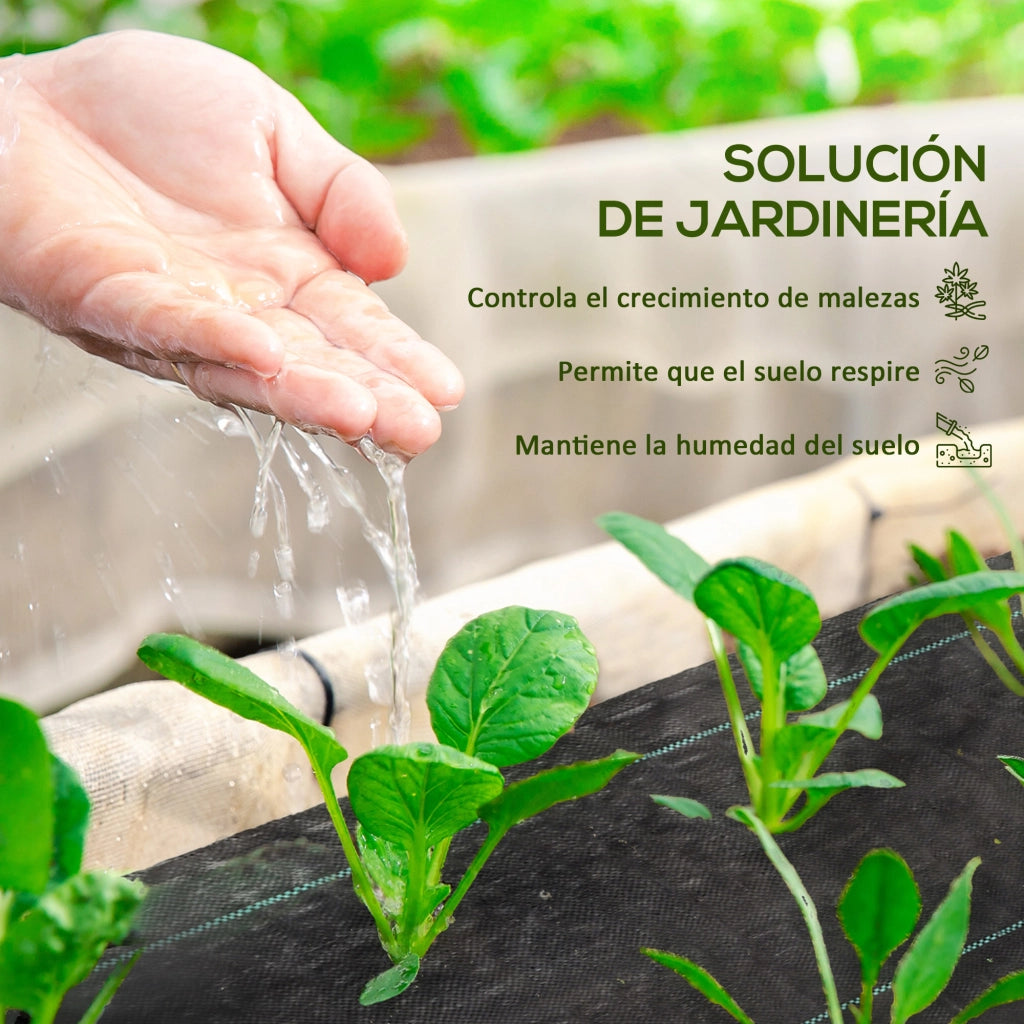 Tessuto Non Tessuto per Giardino 2x50 m ¨C Minimal ¨C 130 g/m2 Nero