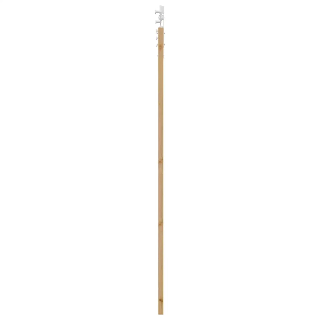 Porta scorrevole Naturale e Bianco 73,5 x 211 cm 3445423