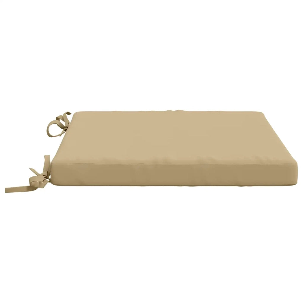 Cuscini per Sedia in 4 Pezzi SOEST 4 pz 100% Poliestere Beige 944453