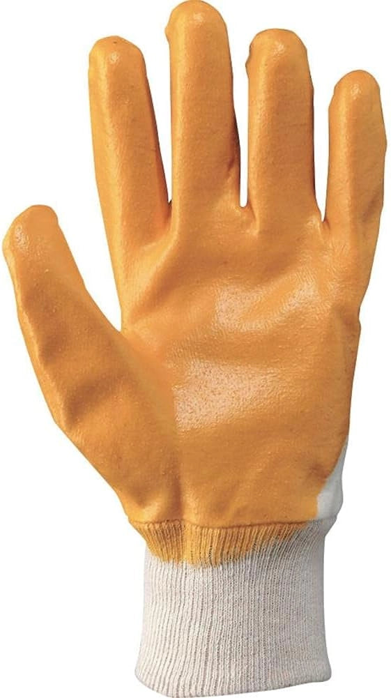 GUANTO COTONE/IMPREGNATO NBR GIALLO Tg. 10 - 12 paia