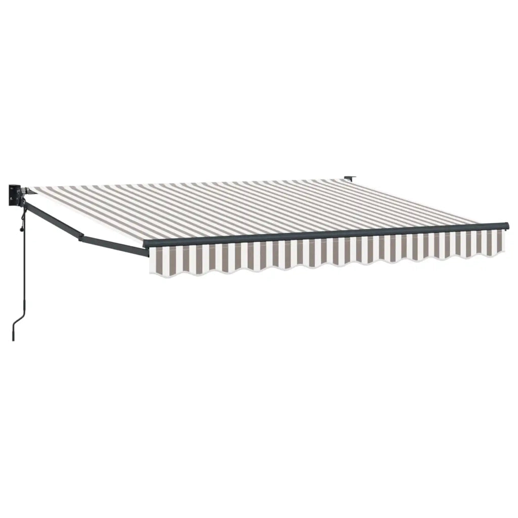 Tenda retrattile Grigio chiaro e bianco 3 x 2,5 m 3425865