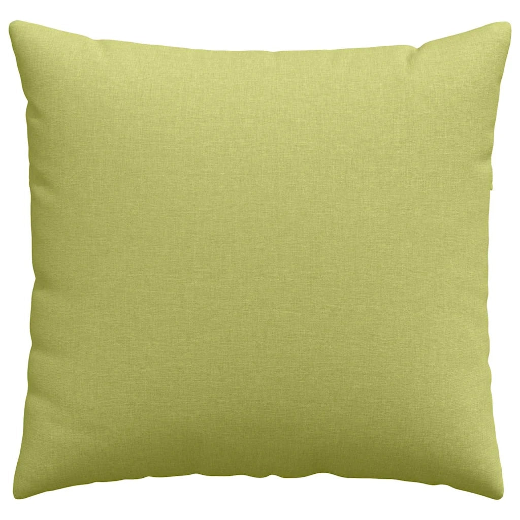 Cuscini da Divano 2 pz-Set di 2 Cuscini per Sofa Verde chiaro 45 x 45 cm Tessuto