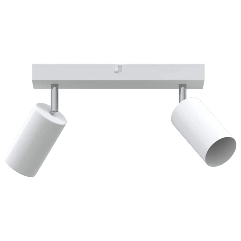 Faretto da soffitto moderno orientabile 26 x 5,5 x 16,5 cm in metallo bianco 02_0058303