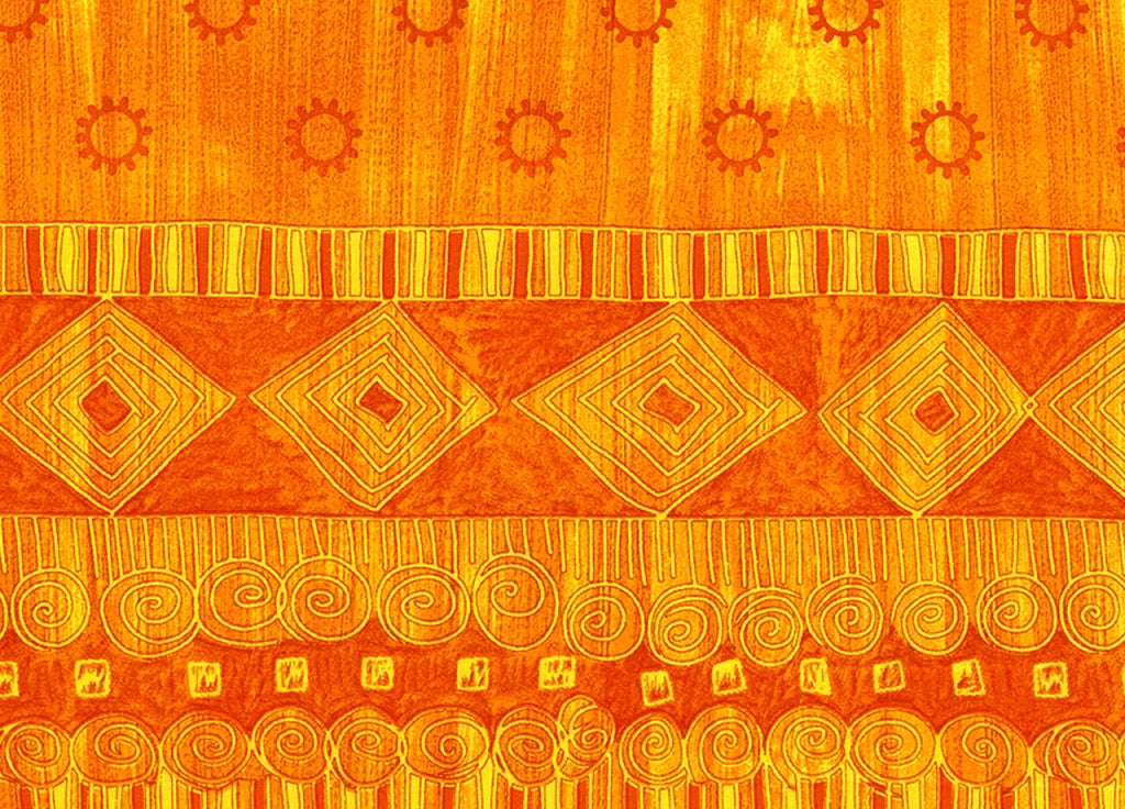 Copritutto Disegno Sequoia - 260x280 - Arancio