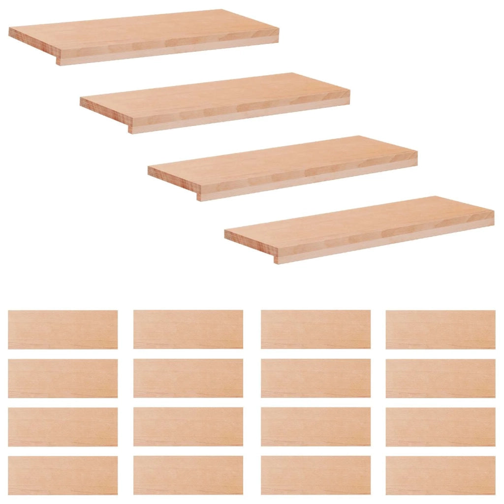 Tappeti per scale 20 pz 70 x 25 x 2 cm Naturale 3446472