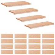 Tappeti per scale 20 pz 70 x 25 x 2 cm Naturale 3446472