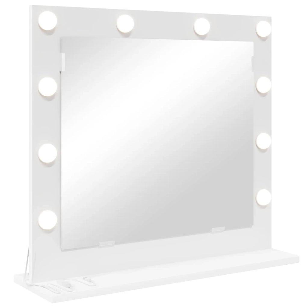 Specchio da Vanit¨¤ Rettangolare Bianco 60 x 55 x 18 cm