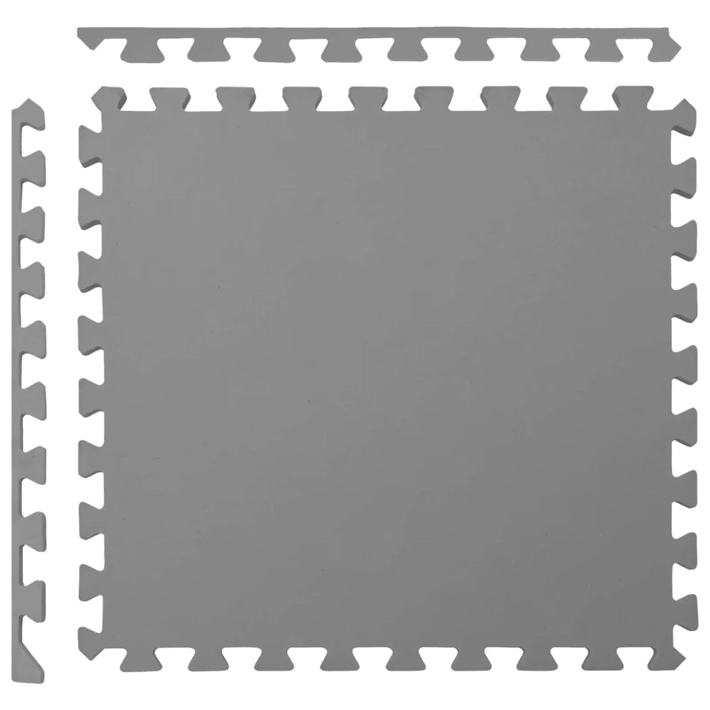 Tappetino per piscina 12 pcs Grigio 4,32 m² Schiuma EVA 3433289
