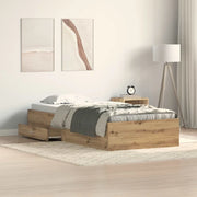 Struttura del letto Rovere artigianale 100 x 200 cm 3333982