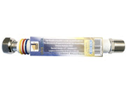 Tubo flessibile estensibile gas  acqua  inox  3/4''  200 / 400 mm unisuper UNI 11353 DM 174 bianco
