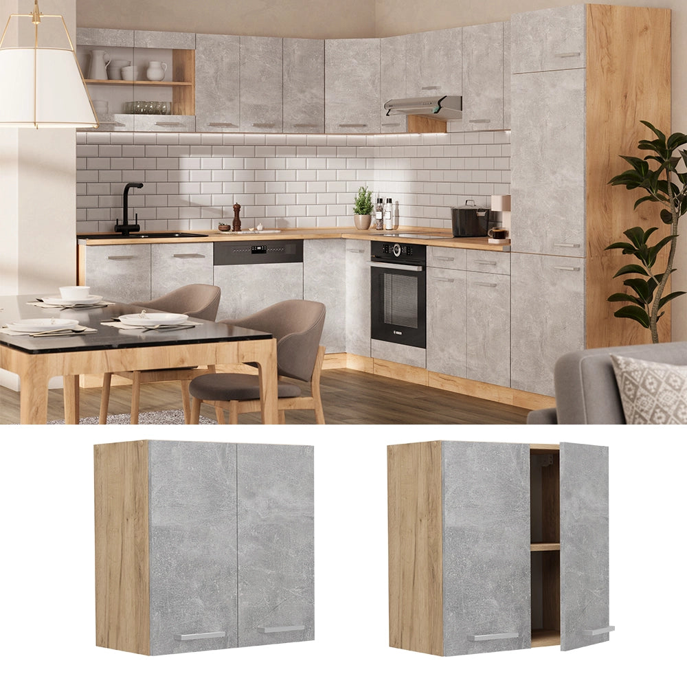 Vicco Pensile da cucina Calcestruzzo 60 cm