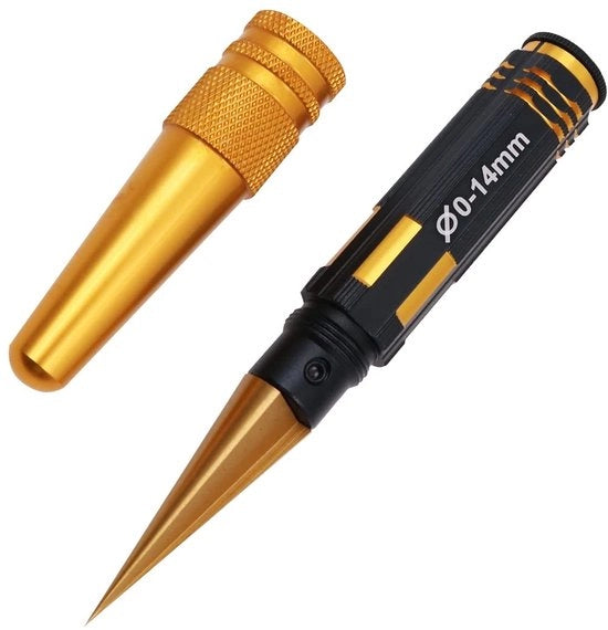 Perforatore a punzoni per RC auto - 0-14mm - Cavitazione a carbonio - Geplatino in titanio - Adatto per RC auto - Robusto e affilato