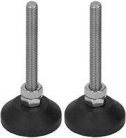 Livelli per mobili adattabili - Piastrine regolabili per mobili - Nylon/Rubber - Cavo M6 - Sostegno fino a 10 kg - Altezza 50 mm - Piastrine per mobili