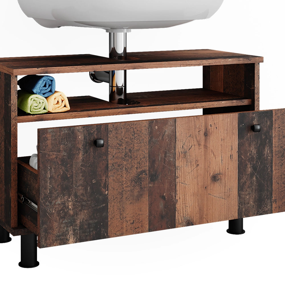 Vicco Mobile sottolavabo per bagno Oldstyle 80.2 x 54 cm con cassetto