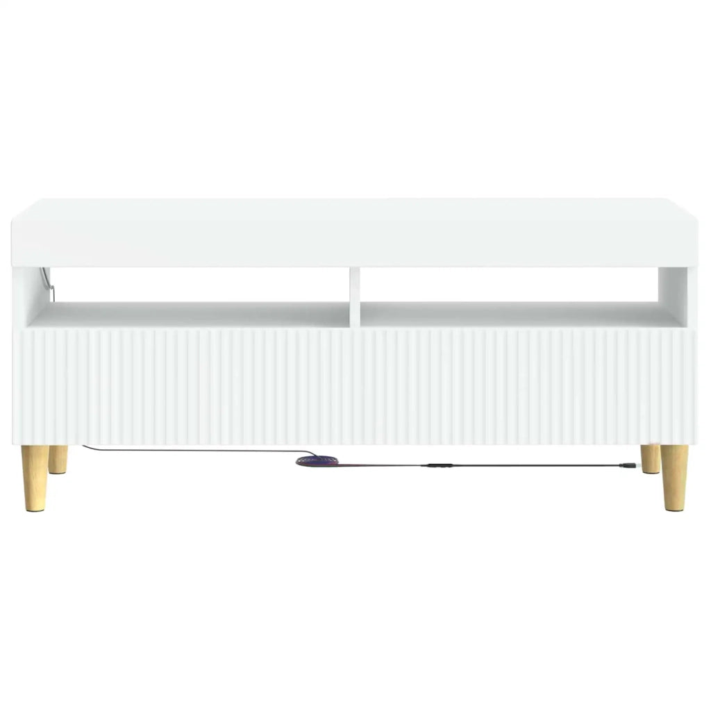 Mobile TV LED Bianco Legno ingegnerizzato 896765