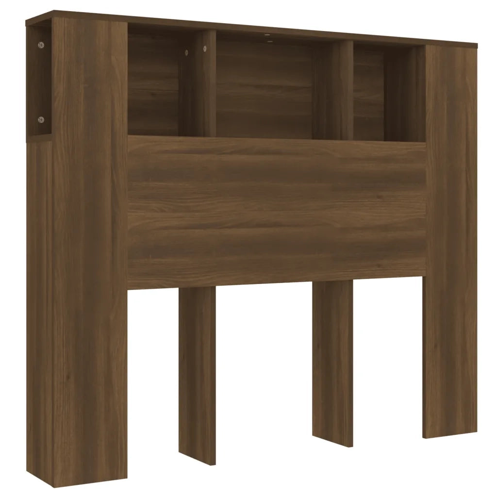 Testiera | Testata con Scomparti Rovere Marrone 120x18,5x102,5 cm