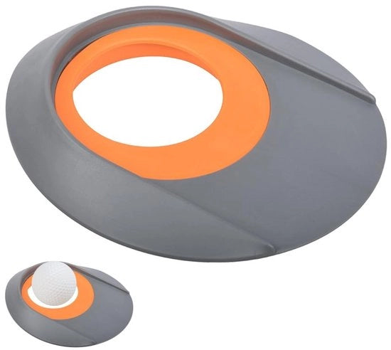 Impara la tecnica di putting - Cerchio di pratica in silicone - Materiale di allenamento per golf - Attrezzo di putting compatta - Leggera - Adatta per uso all'aperto/interno - Allenamento per golf