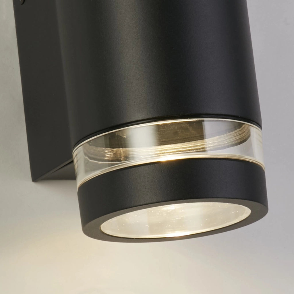 Lampada da parete per esterni Austin nera