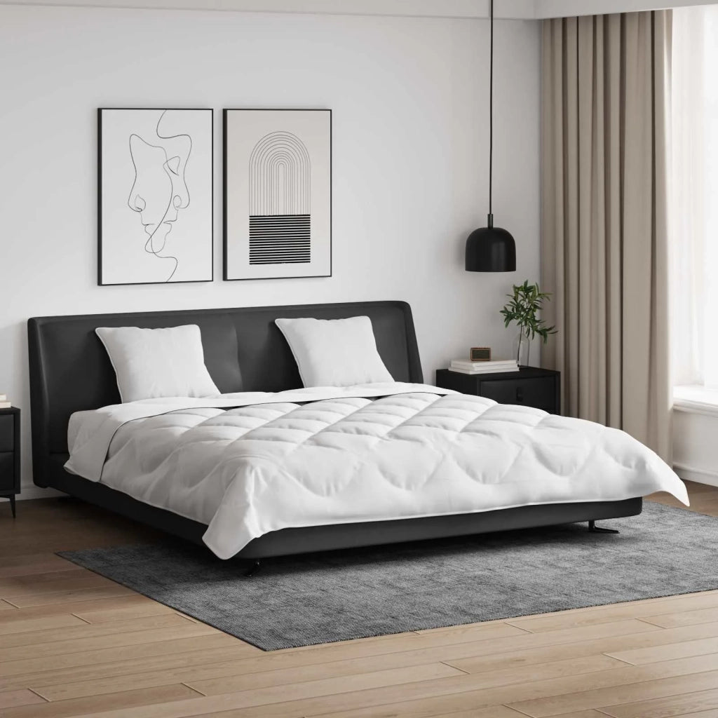 Set di Piumoni 3 pz | Duvet Bianco Microfibra e Piuma d'Oca