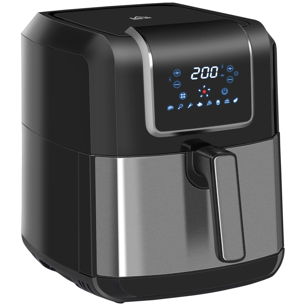 Friggitrice ad Aria 6,5L 1700W ¨C zephmum ¨C Nero 36,5x29x33,8 cm