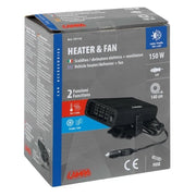 Heater & Fan, scaldino/sbrinatore e ventilatore - 12V - 150W