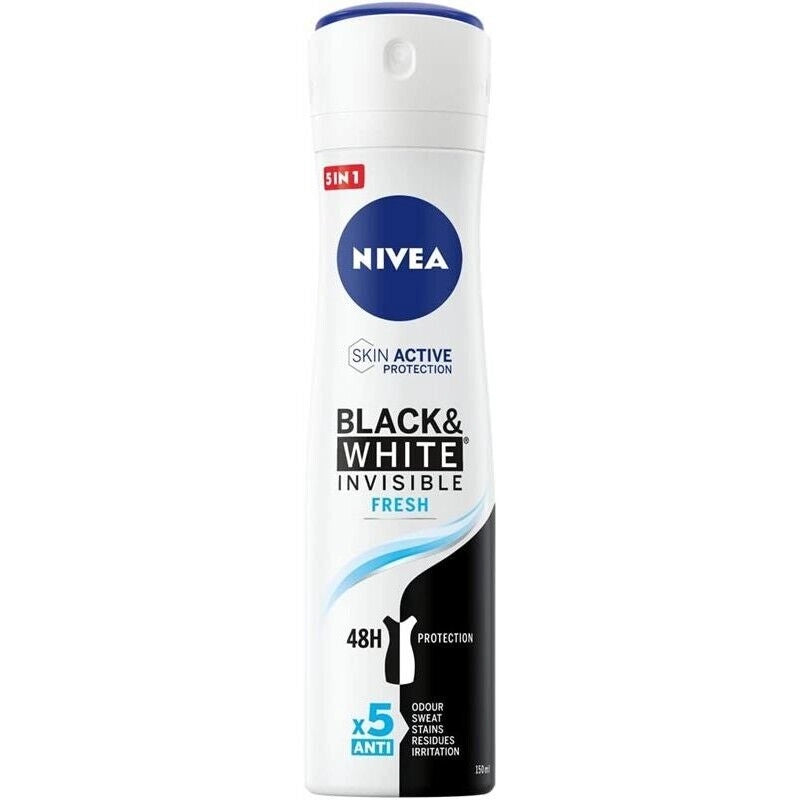 NIVEA SET 12 PZ  DEODORANTE SPRAY 150ML BLACK & WHITE FRESH