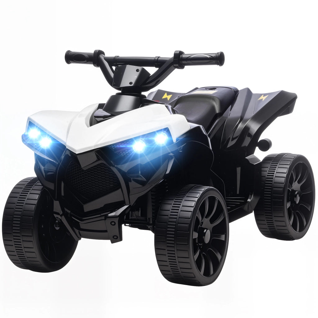 Quad Elettrico per Bambini ¨C Minimal ¨C Bianco 70x42x45 cm