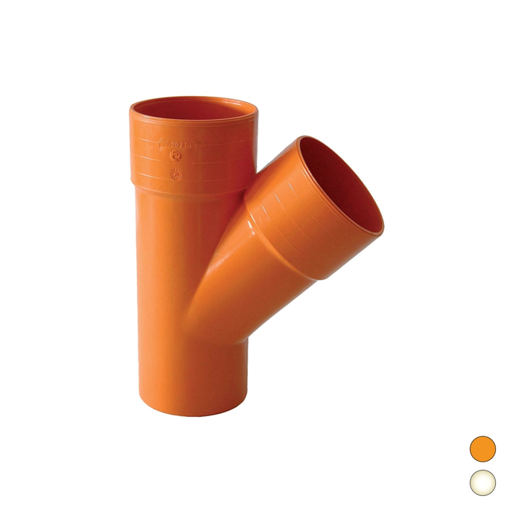 DERIVAZIONE  45  ° IN PVC- Diam. 160- ESCLU- pezzi 1