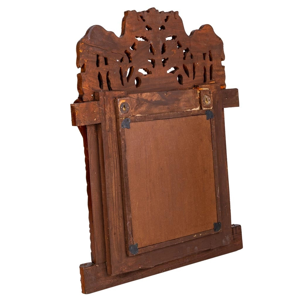Specchio in legno 51x68x10h