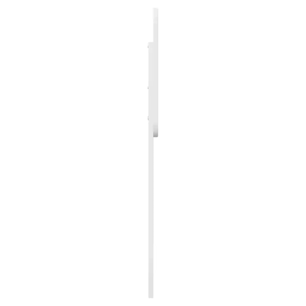 Testiera-Testata-Testiera Decorativa Bianco Lucido 90 cm Legno multistrato 813397