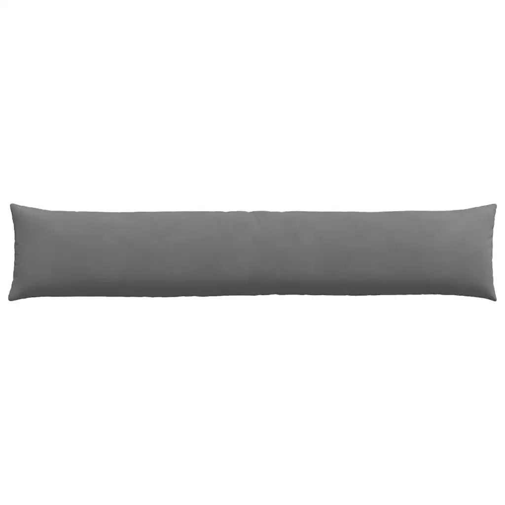 Cuscini da Divano 2 pz | Cuscini per sedie Grigio scuro 200 x 40 cm Tessuto