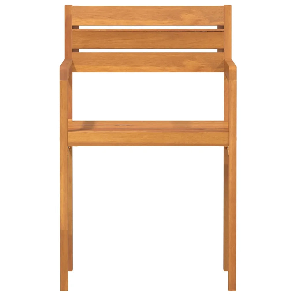 Sedie da Giardino 4 pz | Sedie da Esterno 50x53x80 cm Legno Massello di Acacia