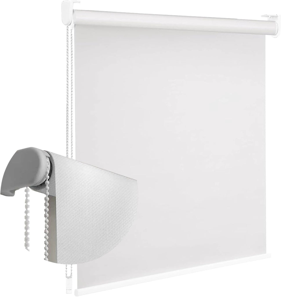 Tenda a Rullo Su Misura RODANO OSCURANTE - Larghezza 0,60m x Altezza 2m - Colore Bianco Sporco 2 - Ideale per Interni ed Esterni