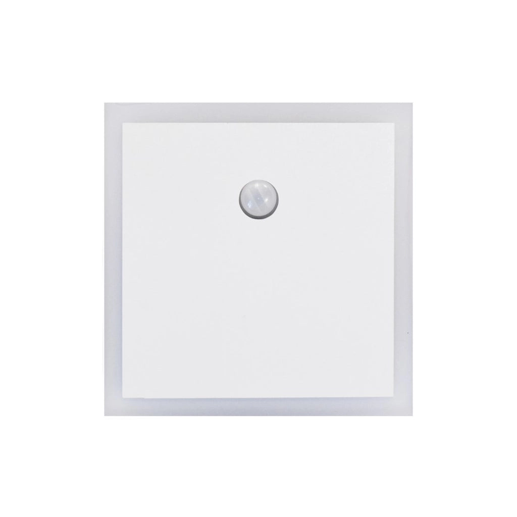 Luce scala LED quadrata bianca sensore 0,6W Eko-Light