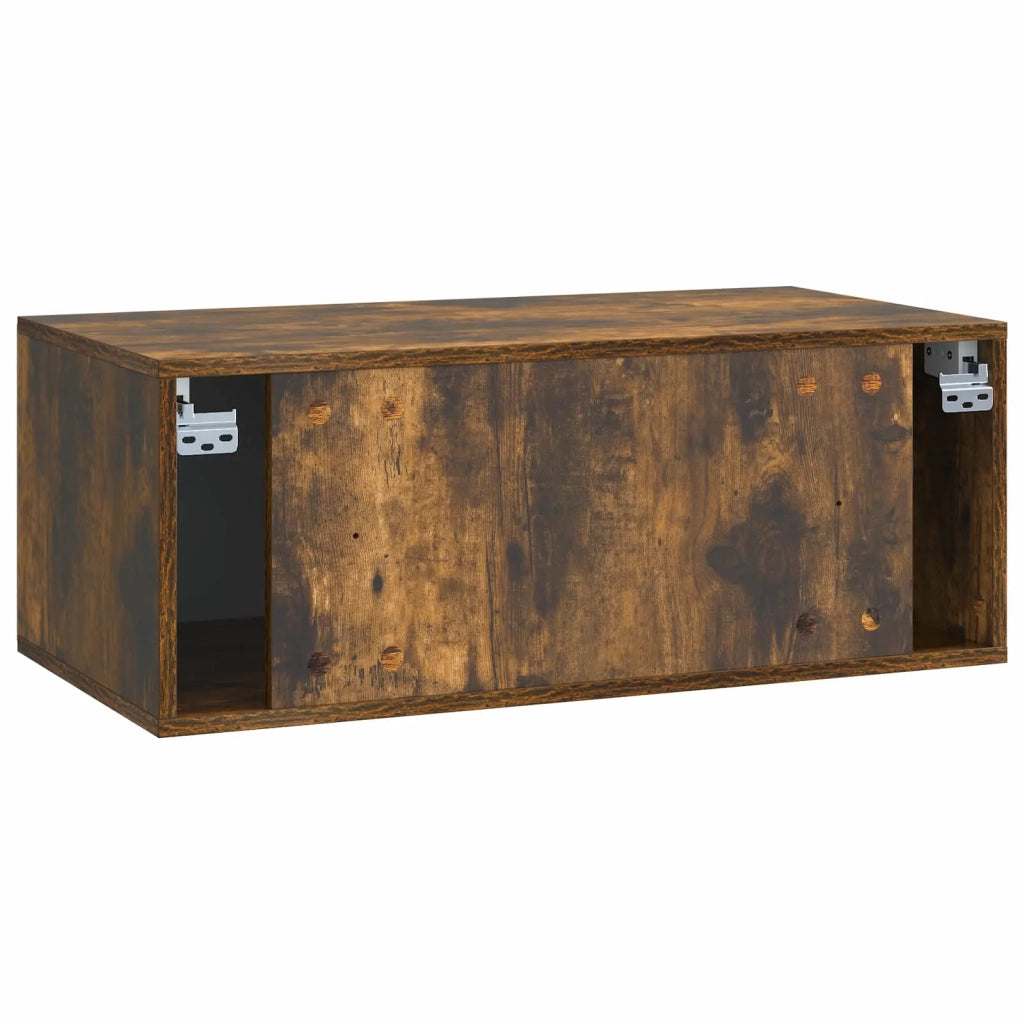 Mobile Porta TV da Muro 78,5 x 41 x 30 cm Rovere Fumo 899200