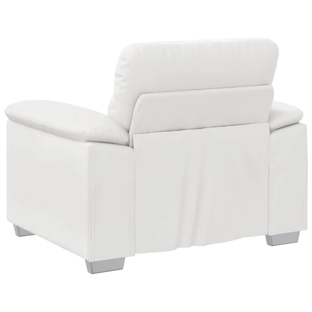 Poltrona Bianca 100x81x84 cm in Similpelle 4105332