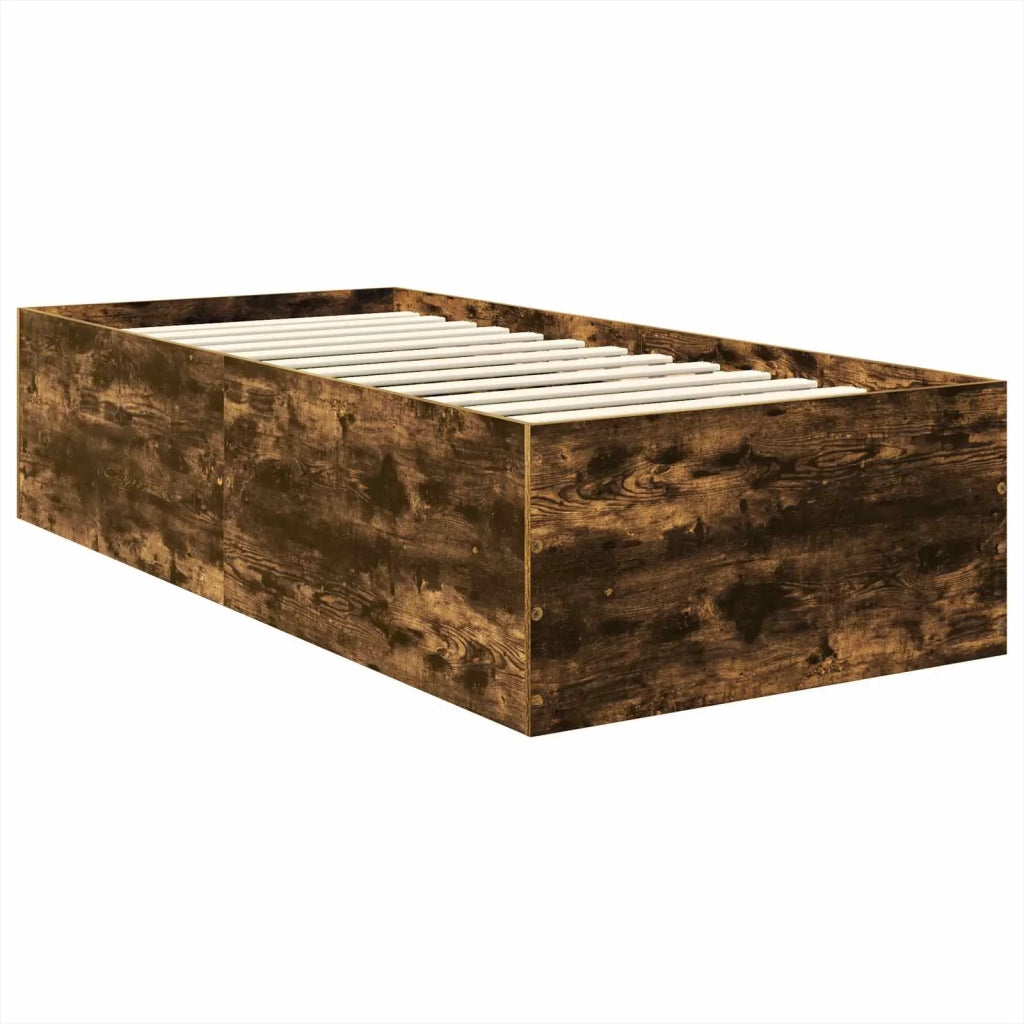 Struttura del letto Rovere fumé 90 x 200 cm Legno multistrato 3408624