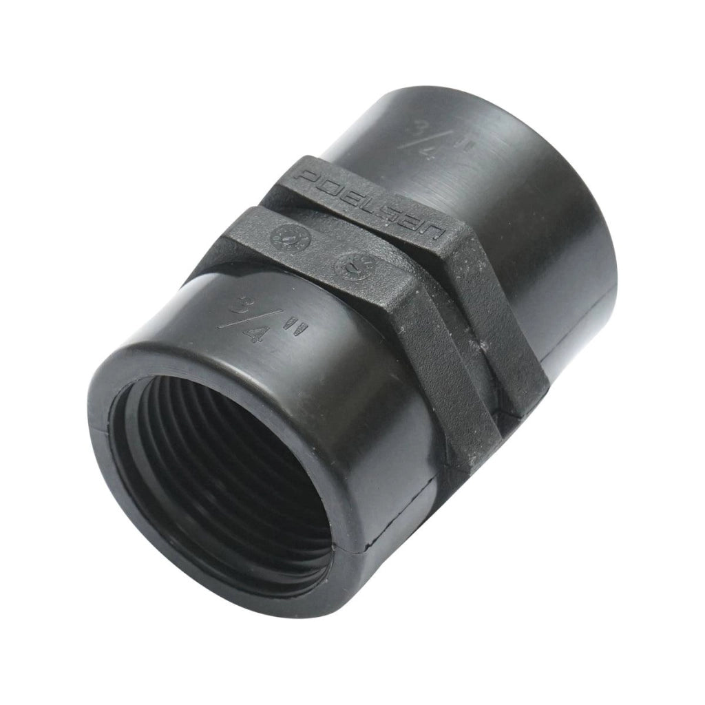 Nipplo 3/4" X 3/4", PN10 per sistemi di irrigazione Nipplo con filettatura interna 3/4" X 3/4"
