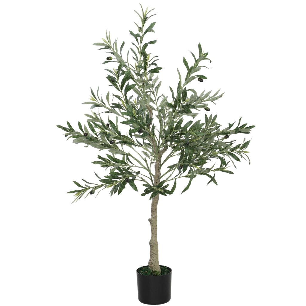 Pianta Artificiale Olivier 120 cm ¨C Minimal ¨C Verde Interno Decorazione Casa